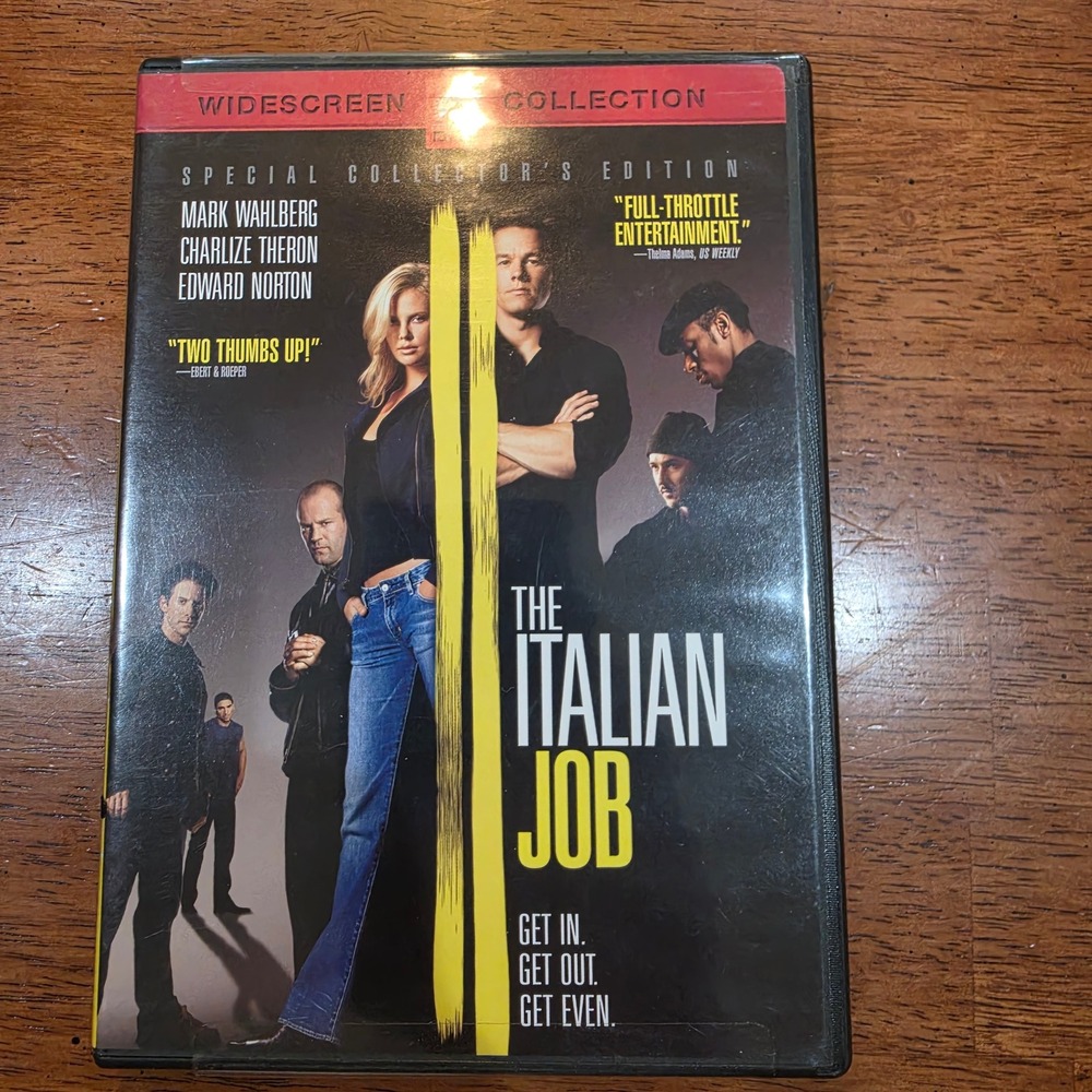 Paramount The Italian Job DVD Movie Special Collector's Edition Widescreen Exc